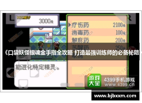 《口袋妖怪银魂金手指全攻略 打造最强训练师的必备秘籍》